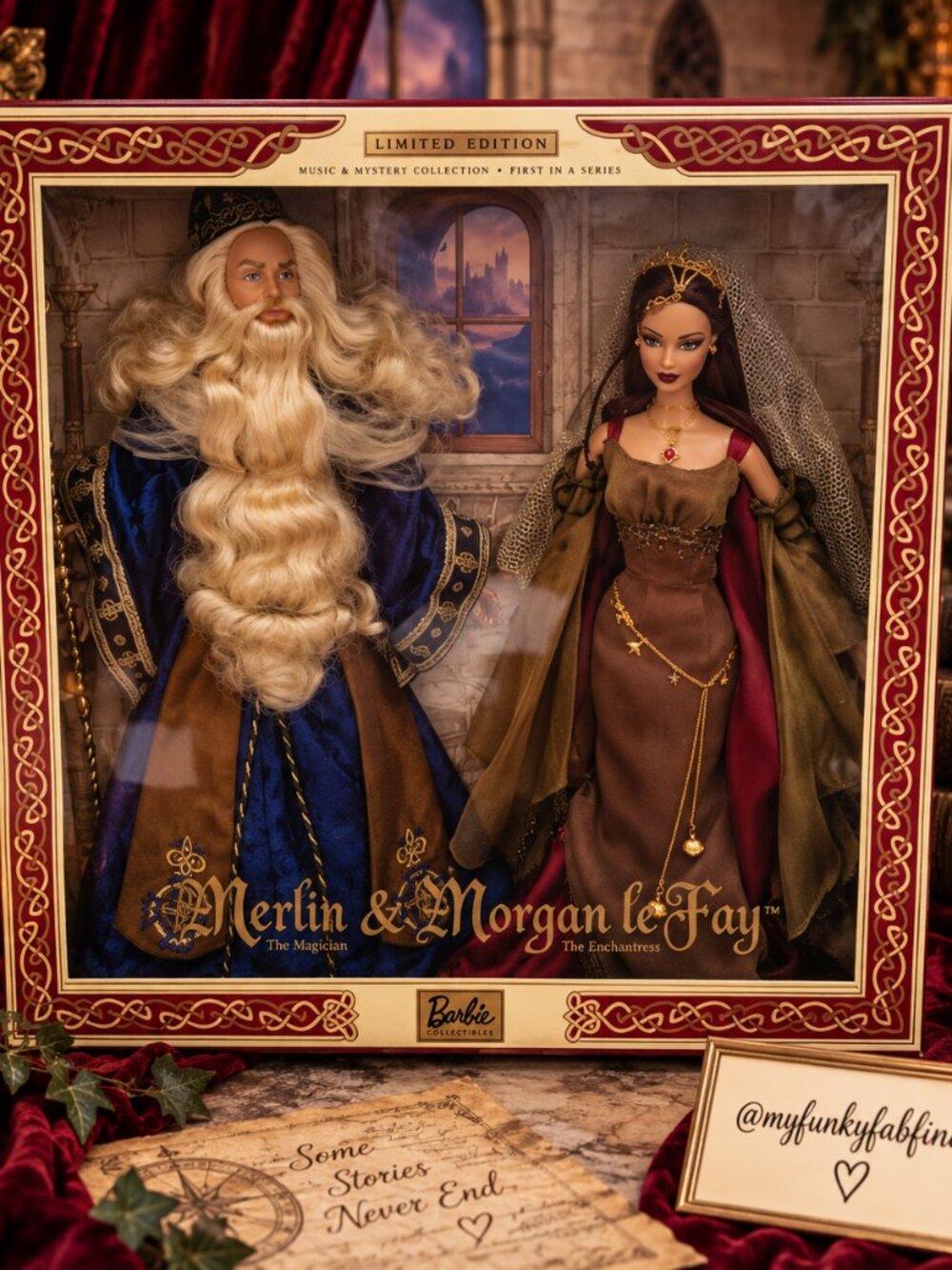 Barbie and Ken as Merlin and Morgan Le Fay Gift Set